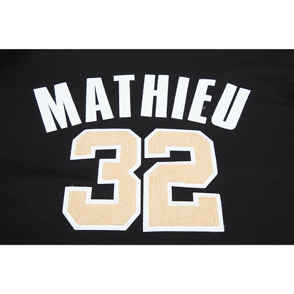 Tyrann Mathieu New Orleans Saints Pro Standard Player Name & Number Pullover Hoodie - Black - NFL