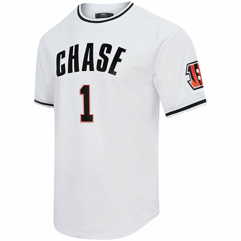 Ja'Marr Chase Cincinnati Bengals Pro Standard Mesh Player Name & Number Top - White - NFL