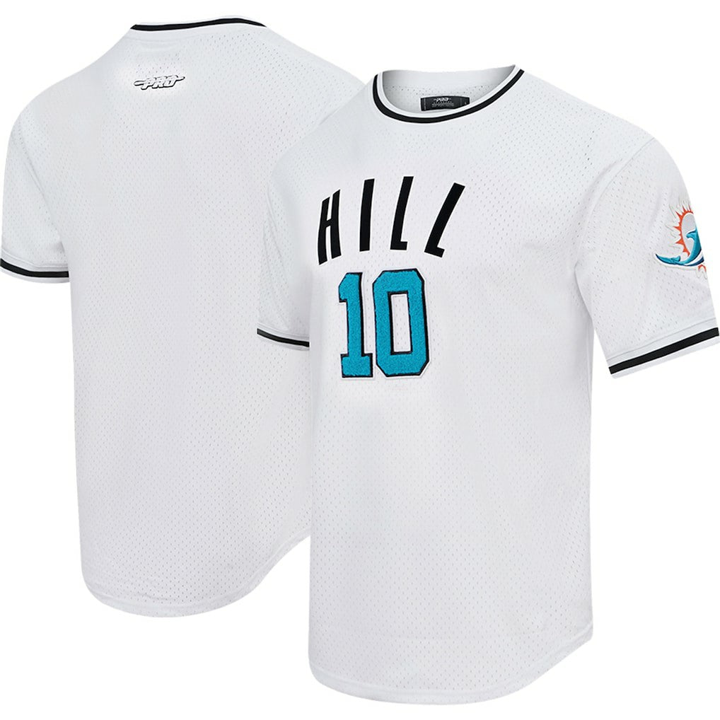 Tyreek Hill Miami Dolphins Pro Standard Mesh Player Name & Number Top - White - NFL