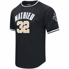 Tyrann Mathieu New Orleans Saints Pro Standard Mesh Player Name & Number Top - Black - NFL