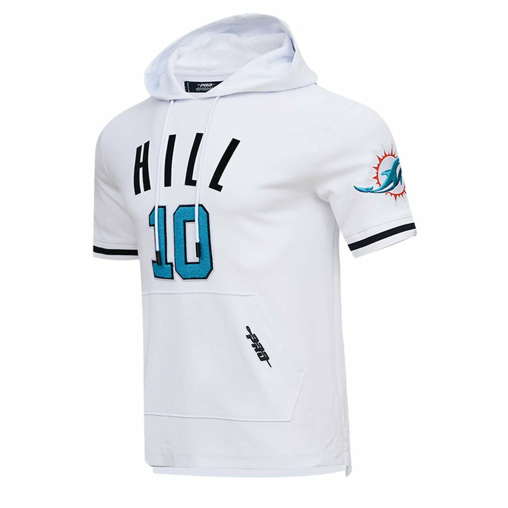 Tyreek Hill Miami Dolphins Pro Standard Player Name & Number Hoodie T-Shirt - White - NFL