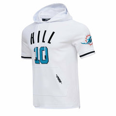 Tyreek Hill Miami Dolphins Pro Standard Player Name & Number Hoodie T-Shirt - White - NFL