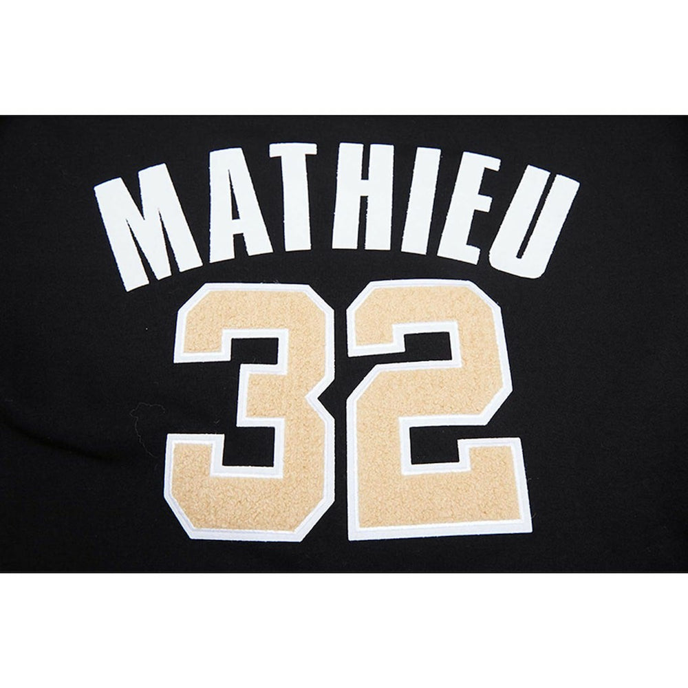 Tyrann Mathieu New Orleans Saints Pro Standard Player Name & Number Hoodie T-Shirt - Black - NFL
