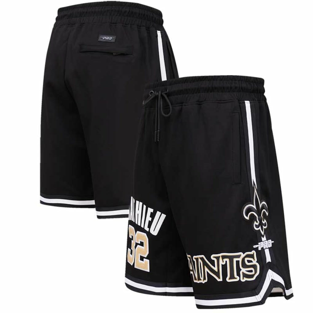 Tyrann Mathieu New Orleans Saints Pro Standard Player Name & Number Shorts - Black - NFL