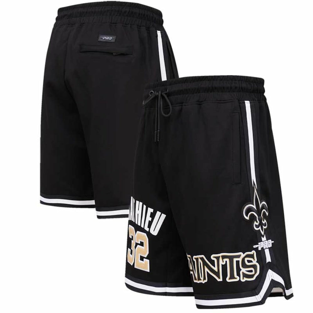 Tyrann Mathieu New Orleans Saints Pro Standard Player Name & Number Shorts - Black - NFL