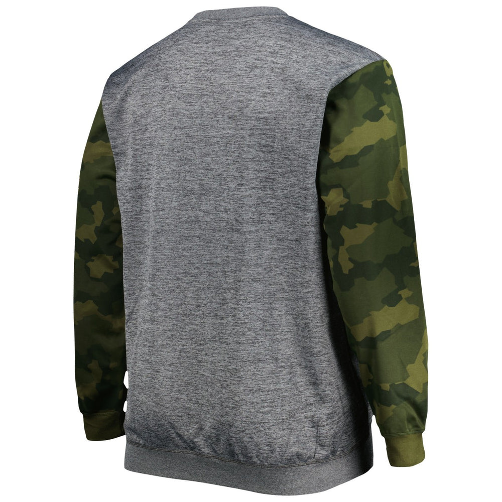 Fanatics Los Angeles Lakers Big & Tall Camo Stitched Sweatshirt Heather Charcoal