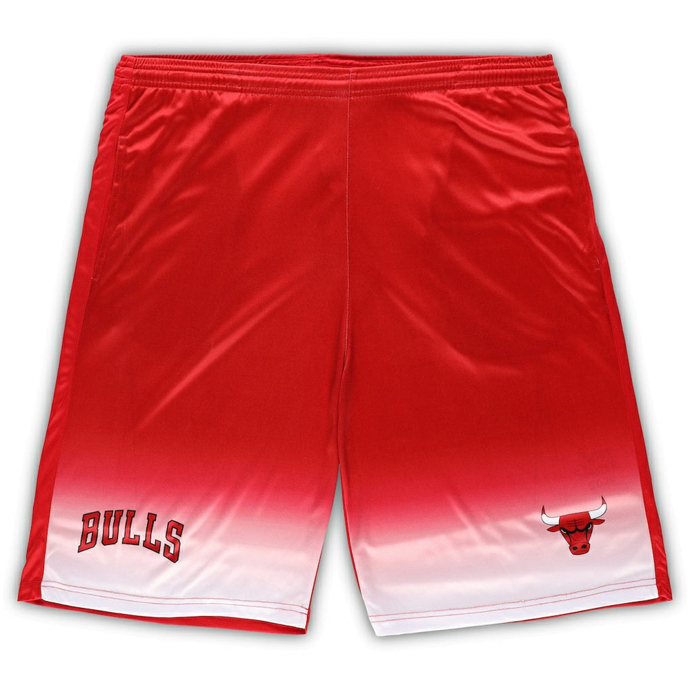Fanatics Chicago Bulls Big & Tall Fadeaway Shorts Red