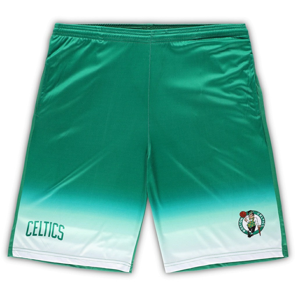 Fanatics Boston Celtics Big & Tall Fadeaway Shorts Kelly Green