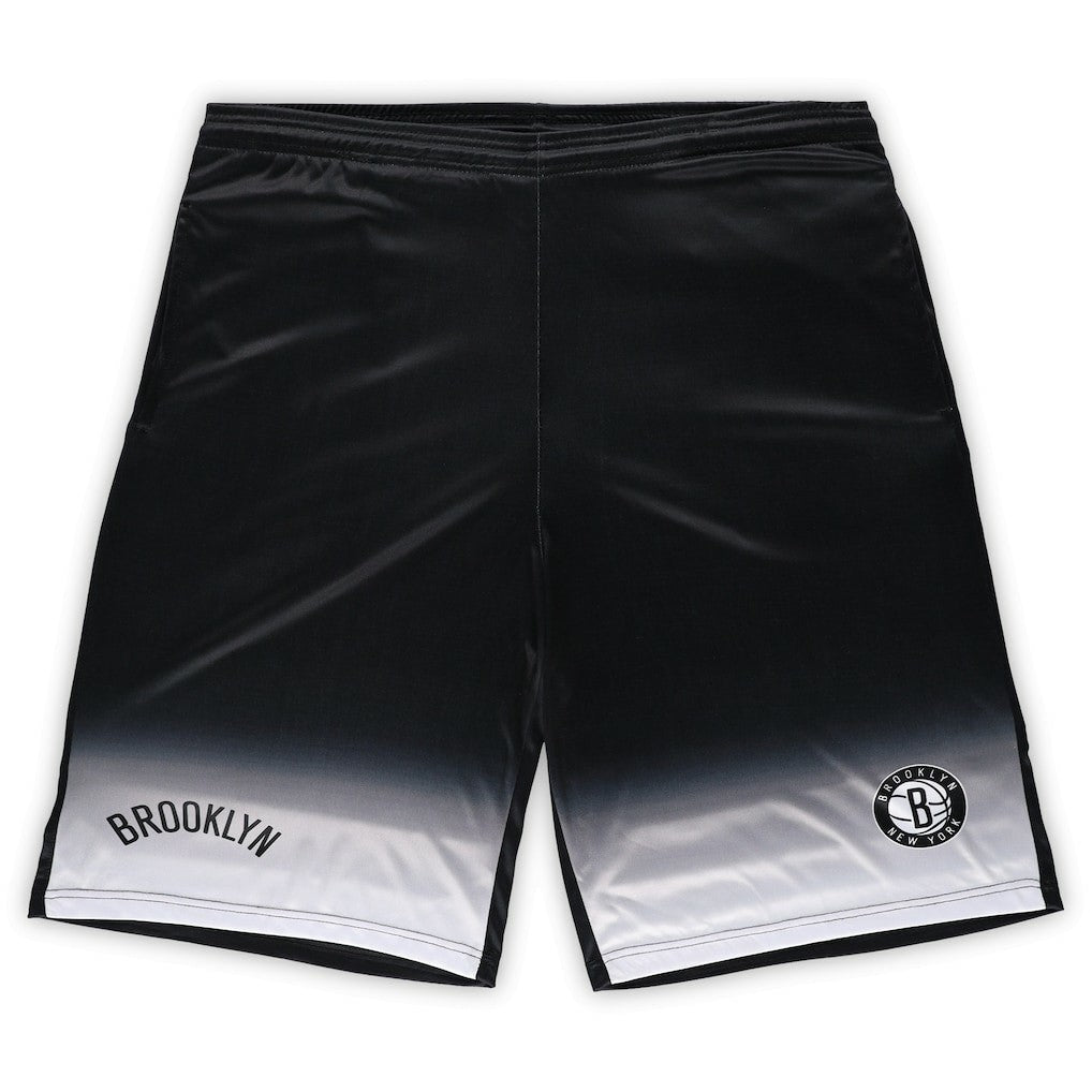 Fanatics Brooklyn Nets Big & Tall Fadeaway Shorts Black