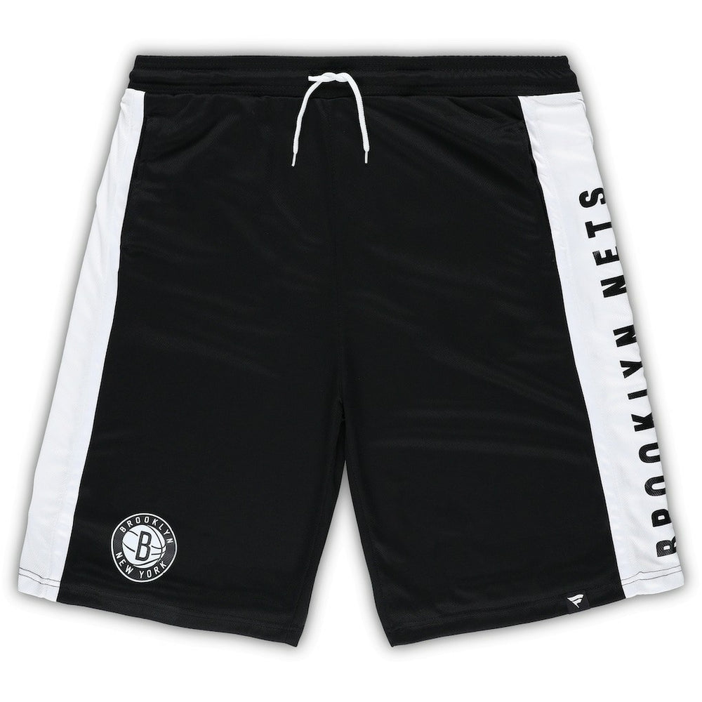Fanatics Brooklyn Nets Big & Tall Referee Iconic Mesh Shorts Black