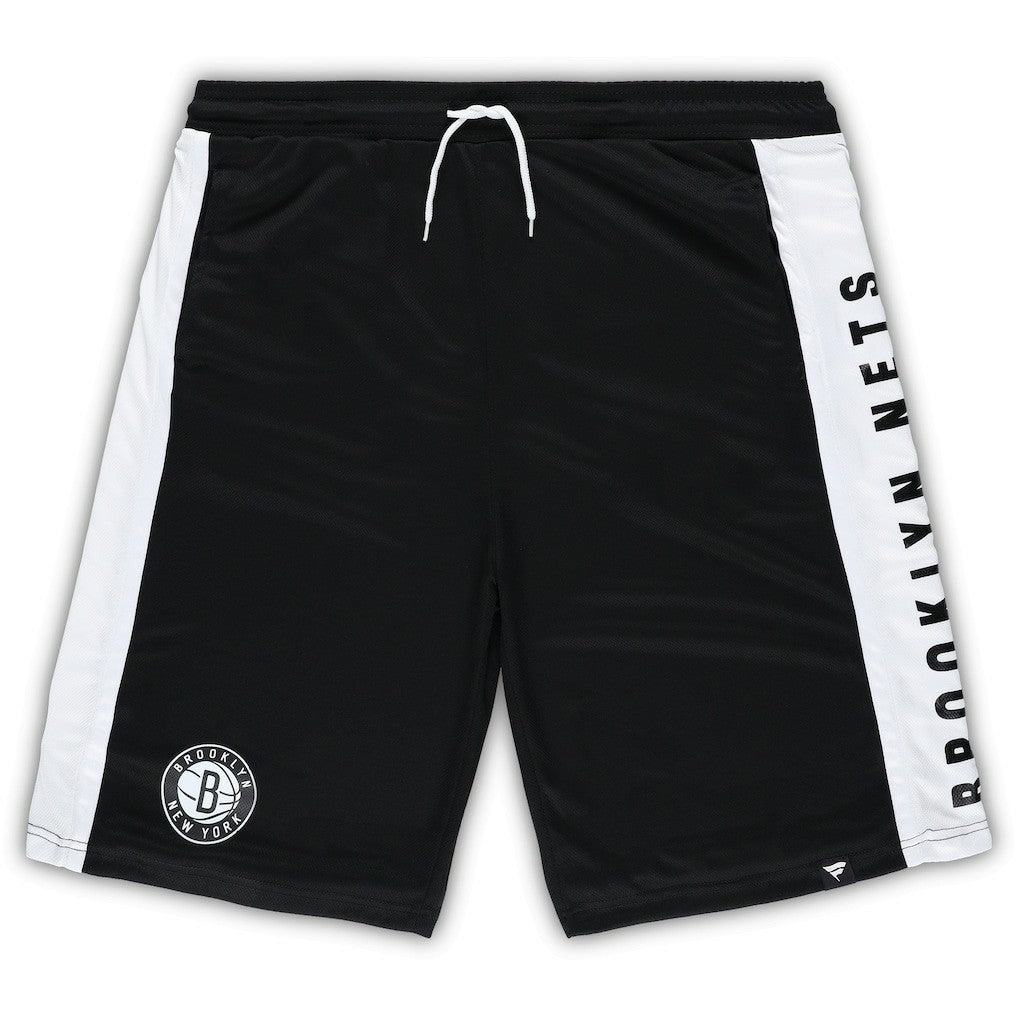 Fanatics Brooklyn Nets Big & Tall Referee Iconic Mesh Shorts Black
