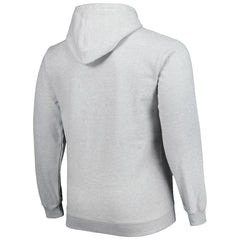 Fanatics Los Angeles Lakers Big & Tall Wordmark Pullover Hoodie Heather Gray