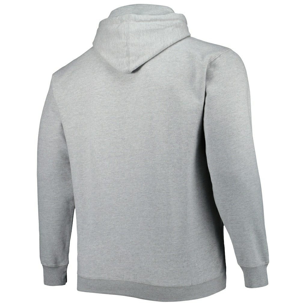 Fanatics Dallas Mavericks Big & Tall Wordmark Pullover Hoodie Heather Gray