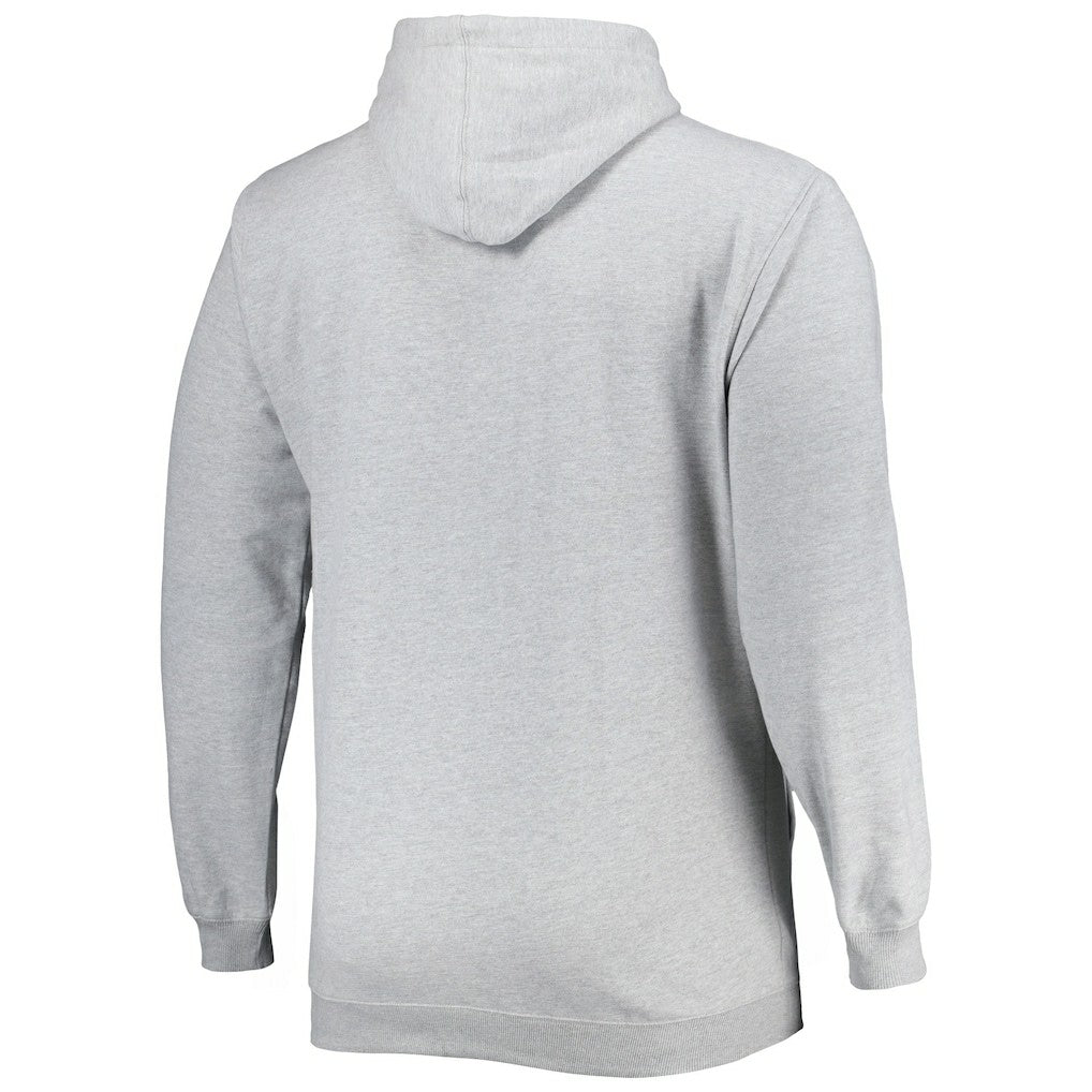 Fanatics Golden State Warriors Big & Tall Wordmark Pullover Hoodie Heather Gray