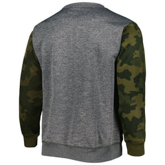 Fanatics Brooklyn Nets Camo Stitched Sweatshirt Heather Charcoal