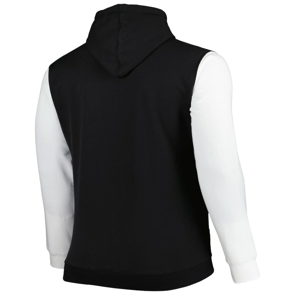 Fanatics Brooklyn Nets Big & Tall Bold Attack Pullover Hoodie Black/White