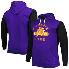 Fanatics Phoenix Suns Big & Tall Bold Attack Pullover Hoodie Purple/Black