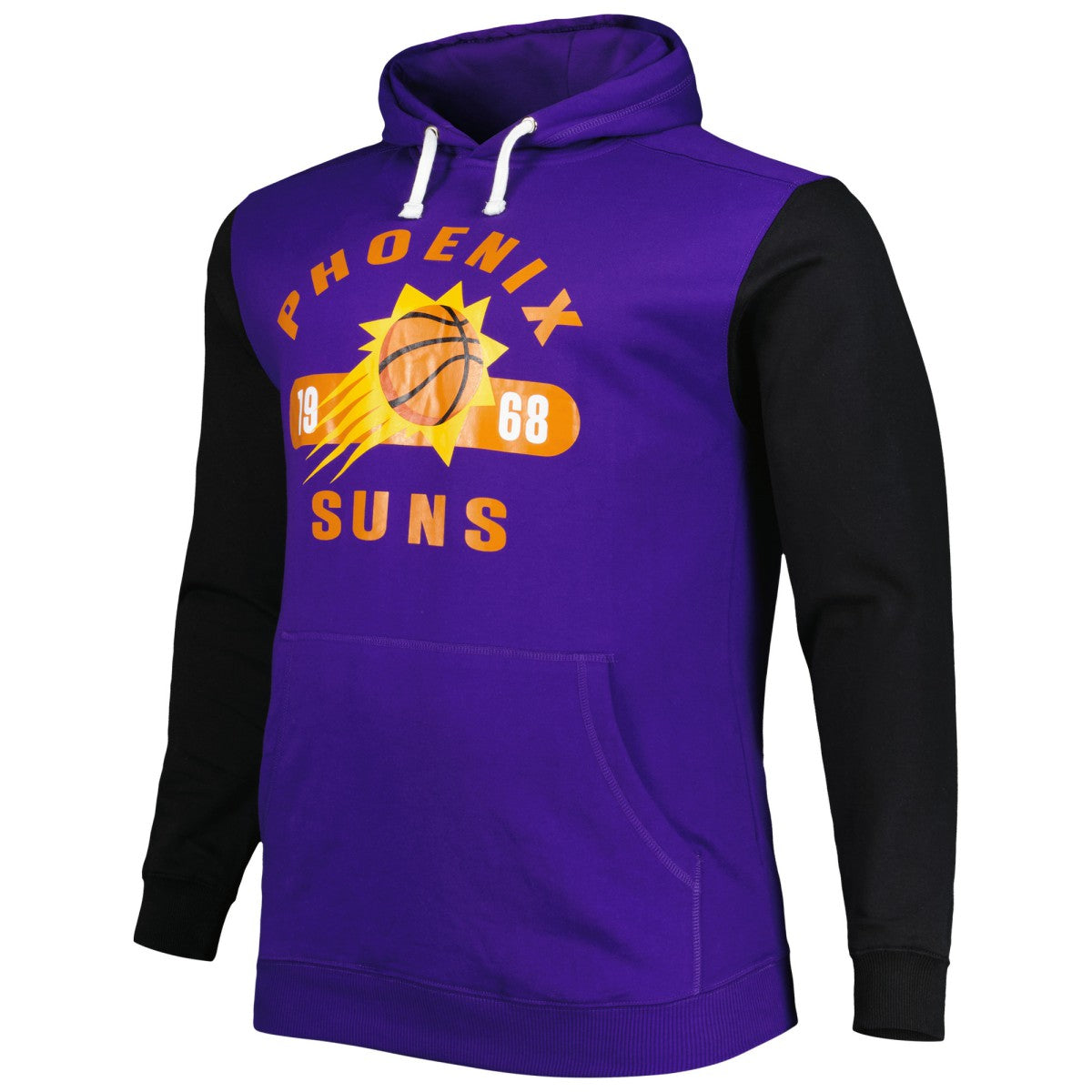 Fanatics Phoenix Suns Big & Tall Bold Attack Pullover Hoodie Purple/Black