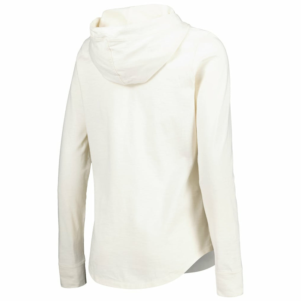 Las Vegas Raiders Women's Ashby Isles Jersey Pullover Hoodie - Cream - Tommy Bahama