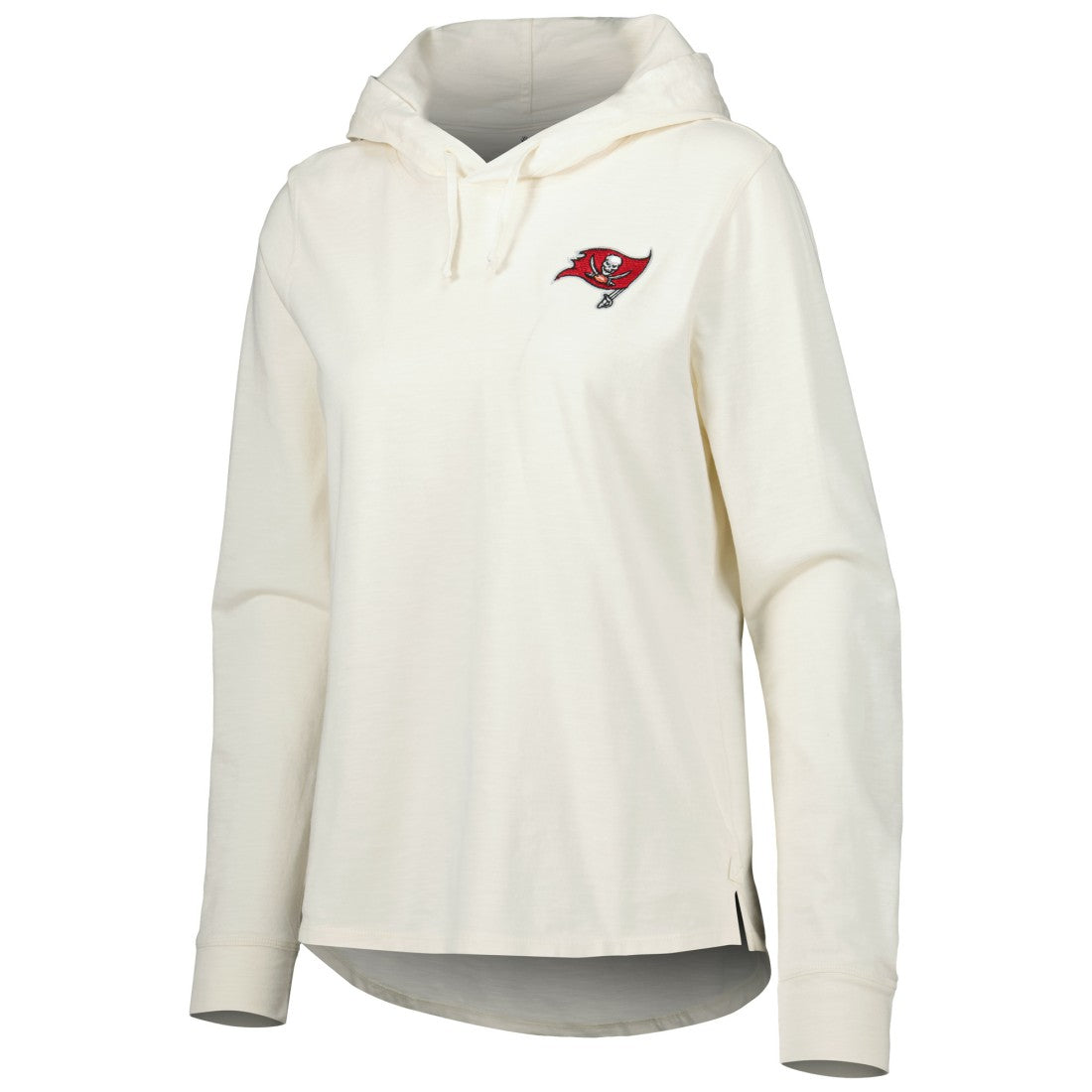 Tampa Bay Buccaneers Women's Ashby Isles Jersey Pullover Hoodie - Cream - Tommy Bahama