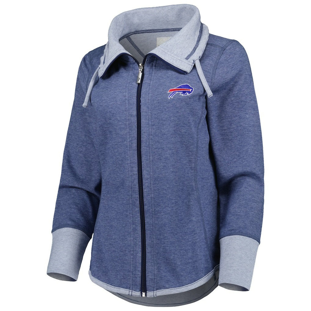Buffalo Bills Women's Sport Sun Fade Full-Zip Sweatshirt - Heathered Royal - Tommy Bahama