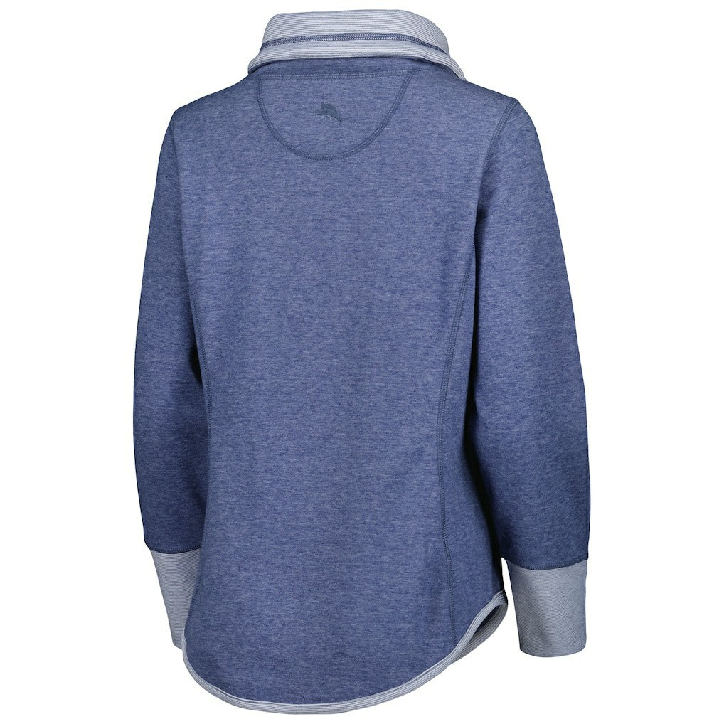 Buffalo Bills Women's Sport Sun Fade Full-Zip Sweatshirt - Heathered Royal - Tommy Bahama