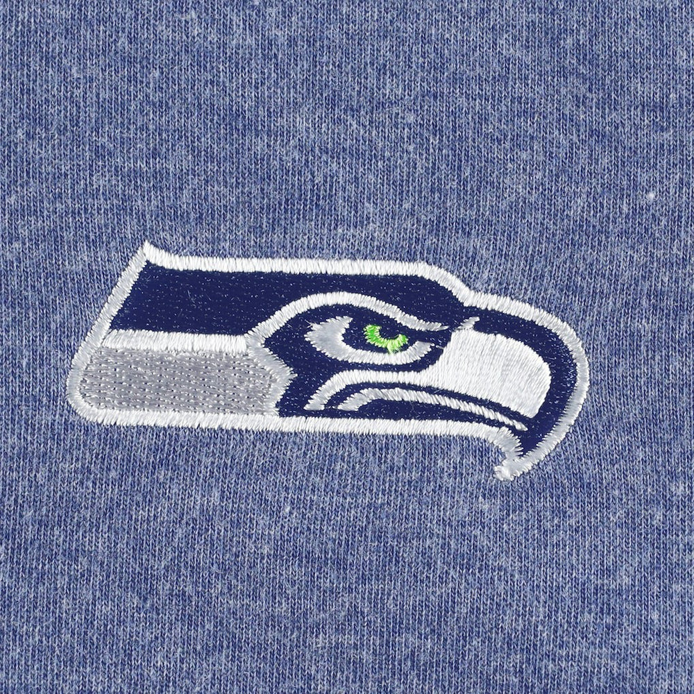 Seattle Seahawks Women's Sport Sun Fade Full-Zip Sweatshirt - Heathered College Navy - Tommy Bahama