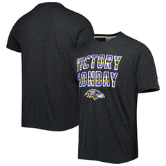 Baltimore Ravens Homage Victory Monday Tri-Blend T-Shirt - Charcoal - NFL
