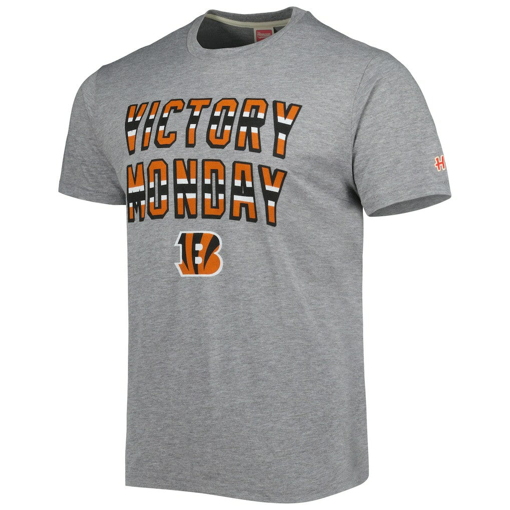 Cincinnati Bengals Homage Victory Monday Tri-Blend T-Shirt - Gray - NFL