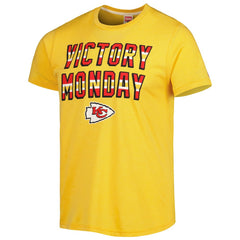 Kansas City Chiefs Homage Victory Monday Tri-Blend T-Shirt - Gold - NFL