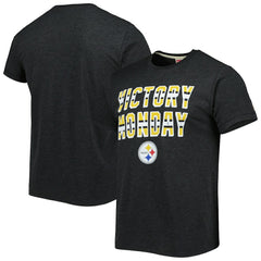 Pittsburgh Steelers Homage Victory Monday Tri-Blend T-Shirt - Charcoal - NFL
