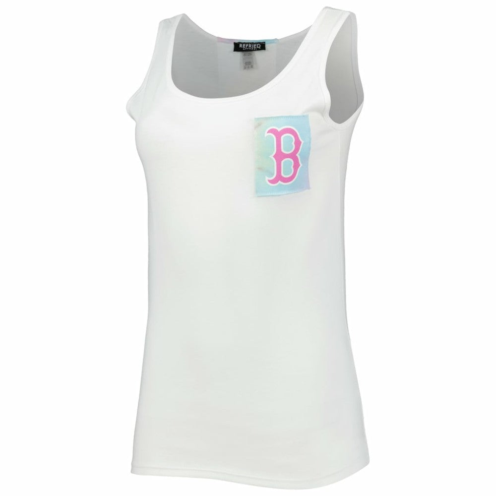 Boston Red Sox Refried Apparel Women's Tie-Dye Tank Top Sale
