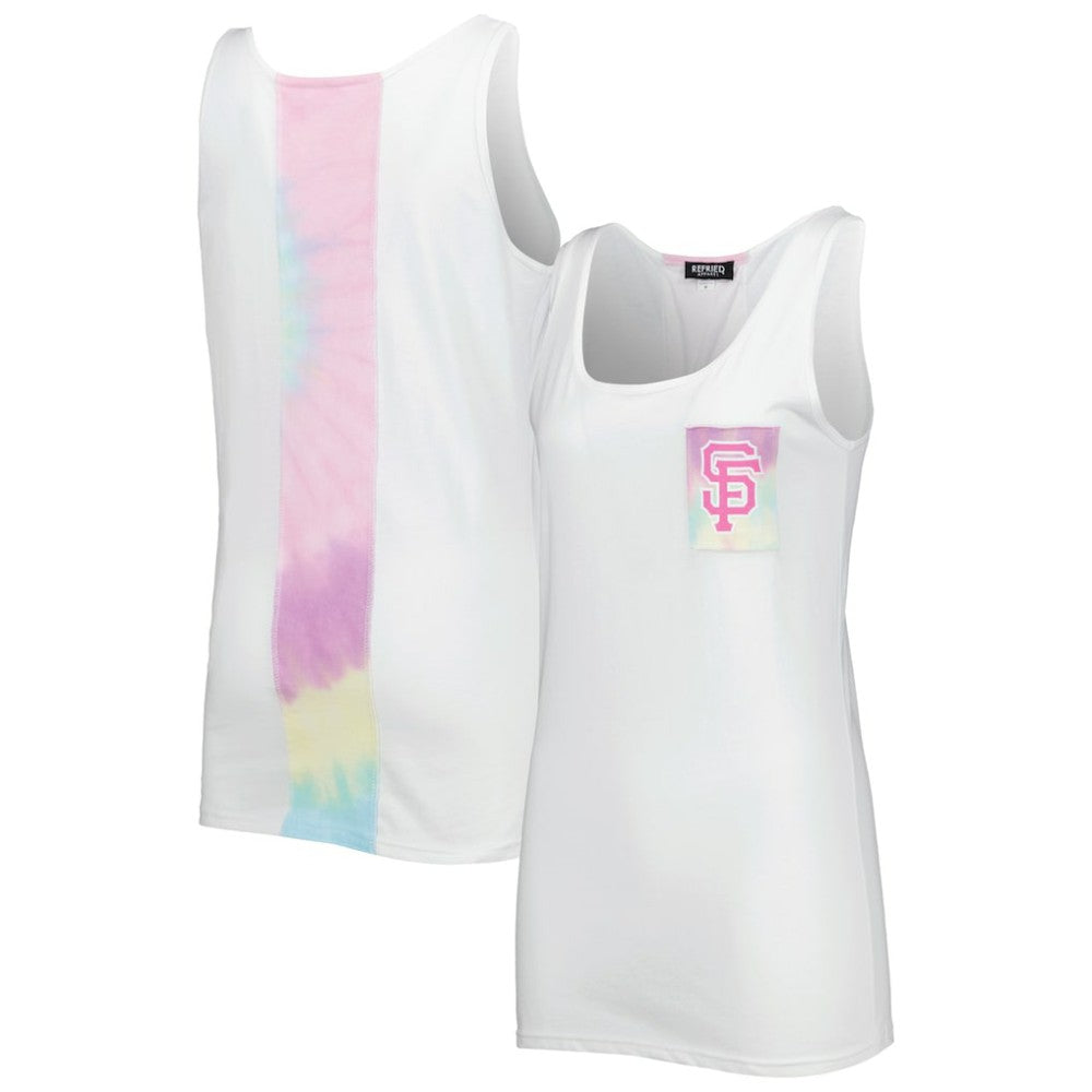San Francisco Giants Refried Apparel Women's Tie-Dye Tank Top Sale