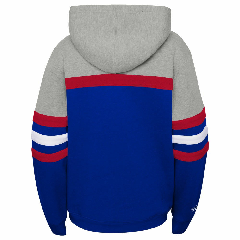 Los Angeles Dodgers Mitchell & Ness Youth Cooperstown Collection Head Coach Pullover Hoodie for sale