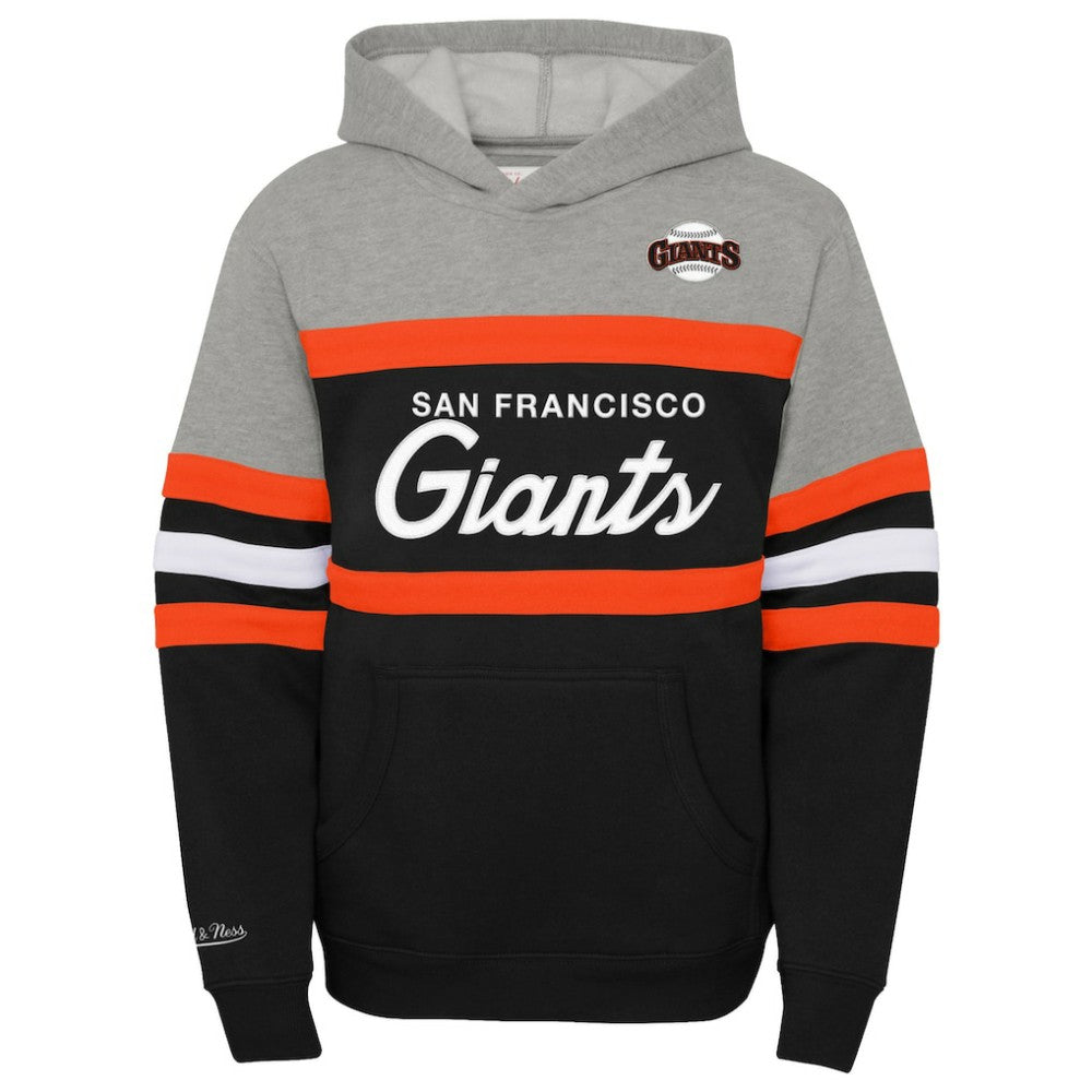 San Francisco Giants Mitchell & Ness Youth Cooperstown Collection Head Coach Pullover Hoodie Outlet