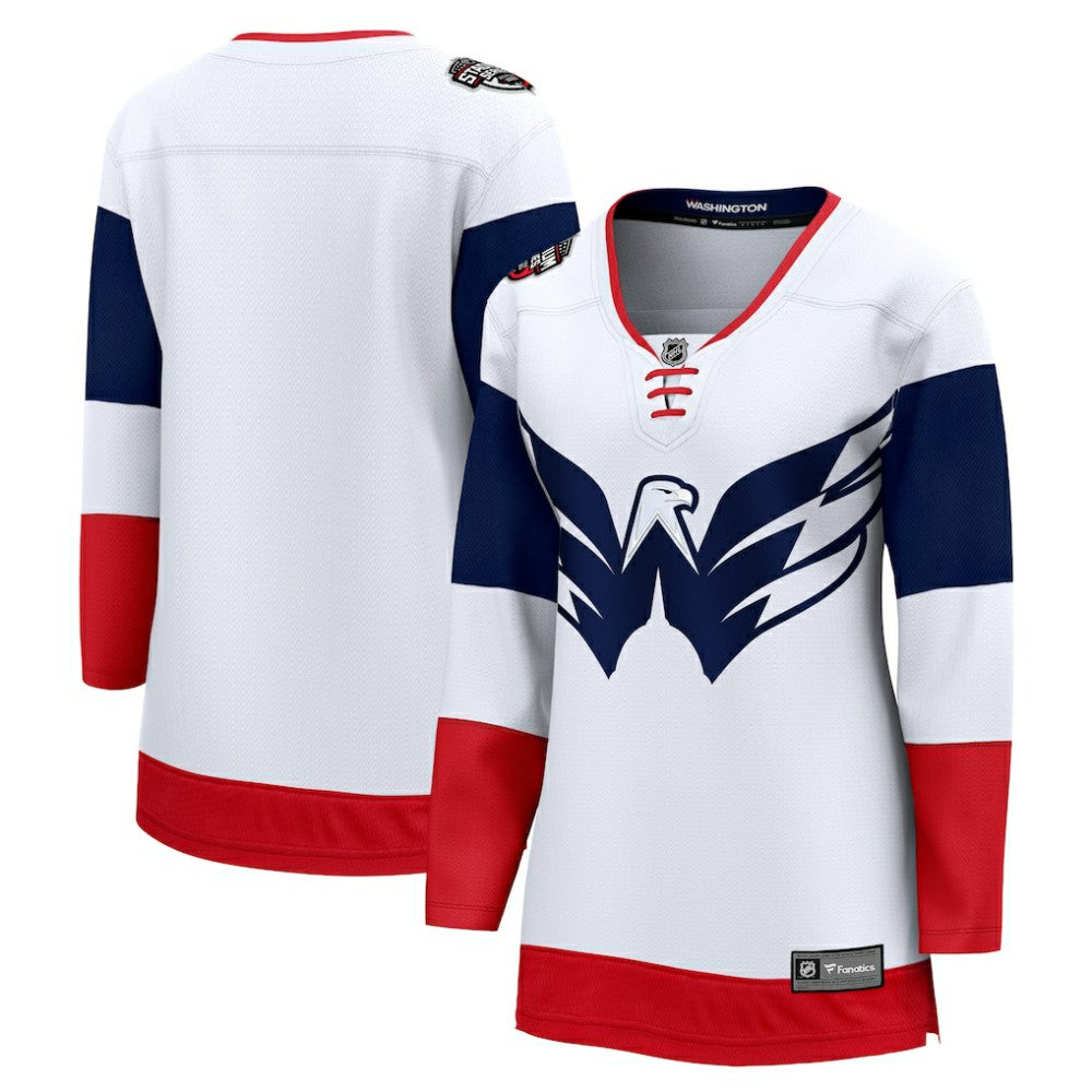 Washington Capitals Fanatics Women's 2023 NHL Stadium Series Breakaway Blank Jersey - White | Fanatics Lifestyle