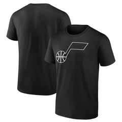 Utah Jazz Taylor Logo T-Shirt Black