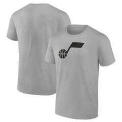 Utah Jazz Alternate Logo T-Shirt Heathered Gray