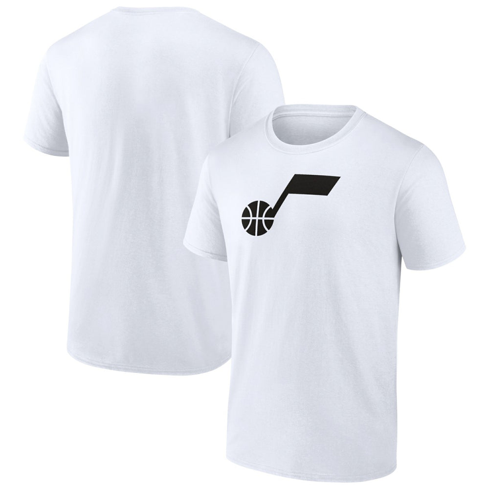 Utah Jazz Solid Primary Logo T-Shirt White