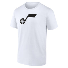 Utah Jazz Solid Primary Logo T-Shirt White