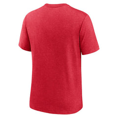 San Francisco 49ers Local Tri-Blend T-Shirt - Heather Scarlet - Nike