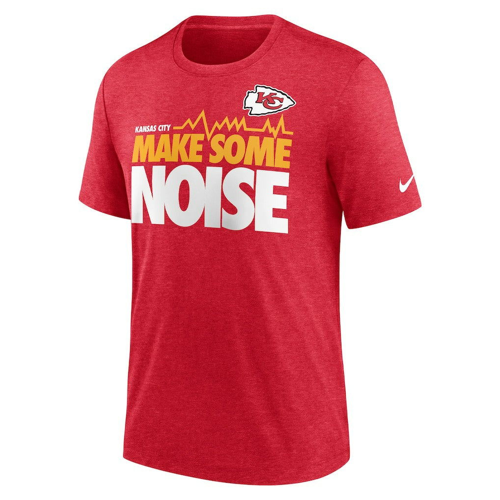 Kansas City Chiefs Local Tri-Blend T-Shirt - Heathered Red - Nike