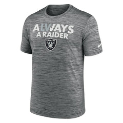 Las Vegas Raiders Local Velocity T-Shirt - Anthracite - Nike