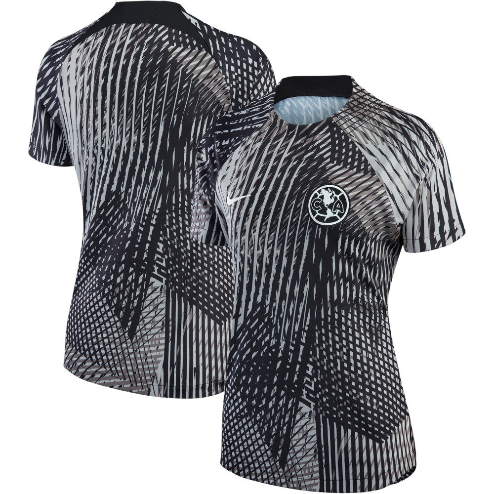 Nike - Club America Women's 2022/23 Pre-Match Raglan Performance Top - Black
