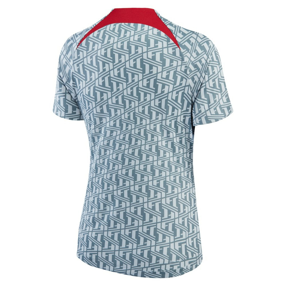Nike - Liverpool Women's 2022/23 Pre-Match Raglan Performance Top - Gray