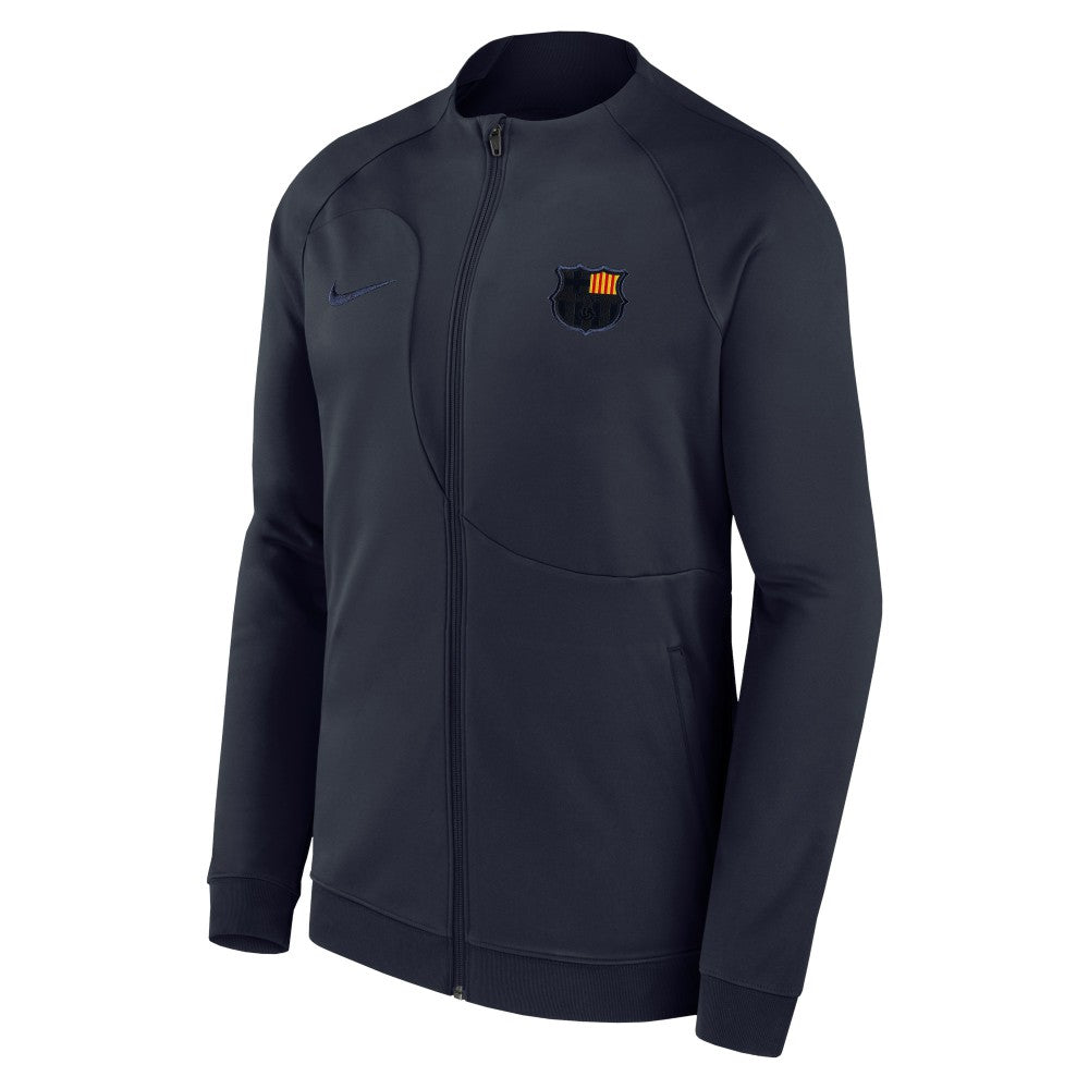 Nike - Barcelona Youth Academy Pro Anthem Raglan Performance Full-Zip Jacket - Navy