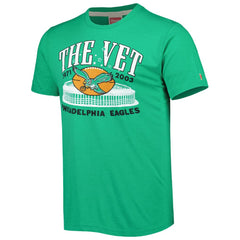 Philadelphia Eagles Homage Stadium Tri-Blend T-Shirt - Green - NFL