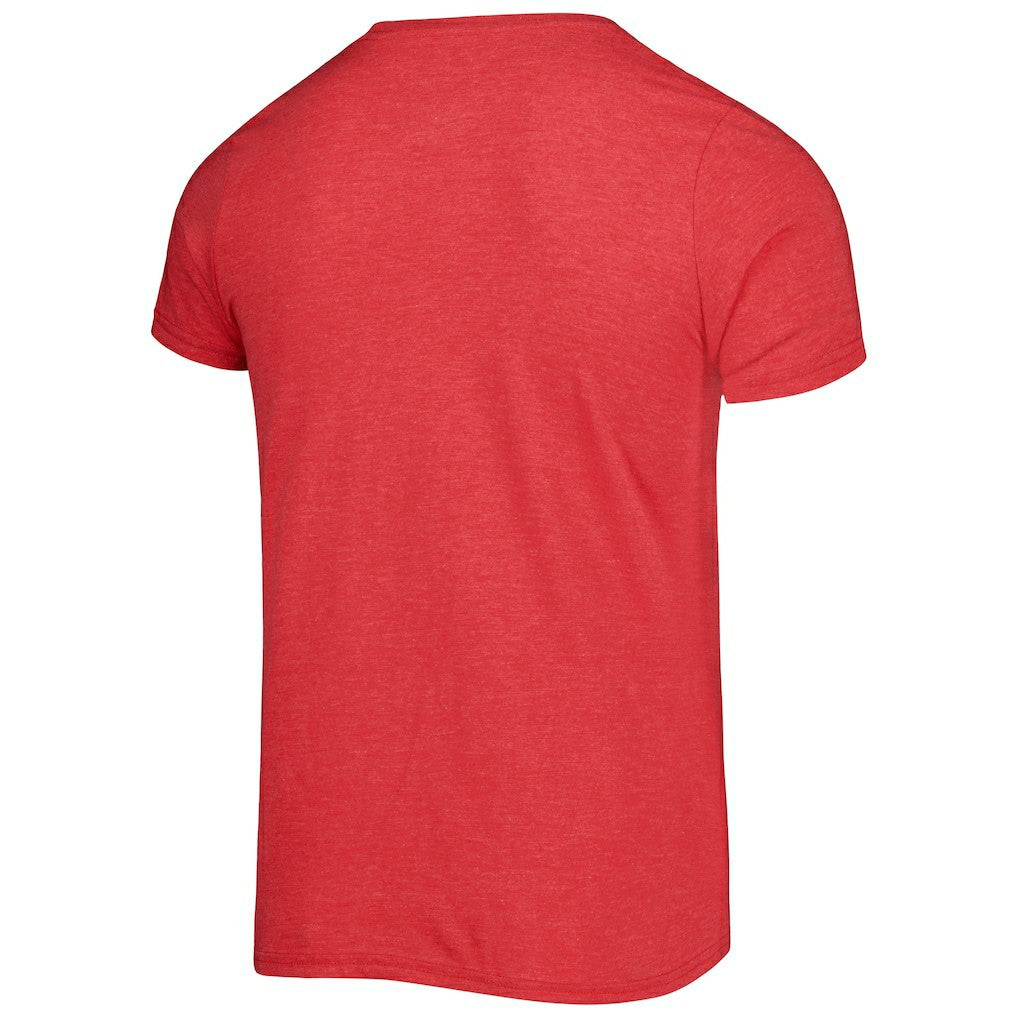 San Francisco 49ers Homage Stadium Tri-Blend T-Shirt - Scarlet - NFL