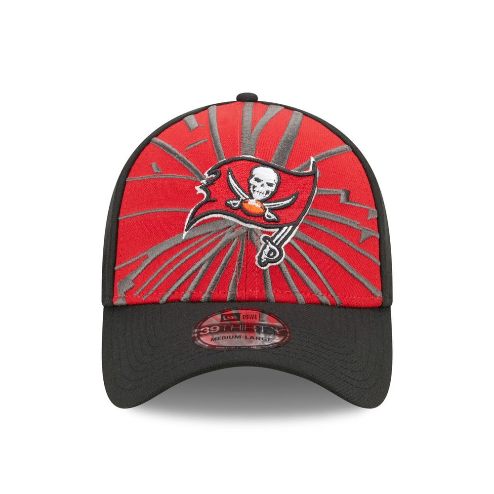 Tampa Bay Buccaneers New Era Shattered 39THIRTY Flex Hat - Red/Black - NFL