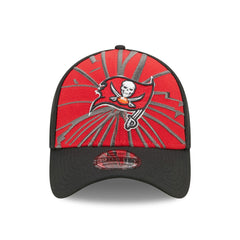 Tampa Bay Buccaneers New Era Shattered 39THIRTY Flex Hat - Red/Black - NFL